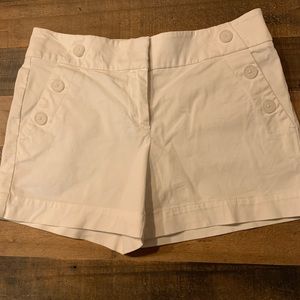 EUC! Loft white sailor shorts